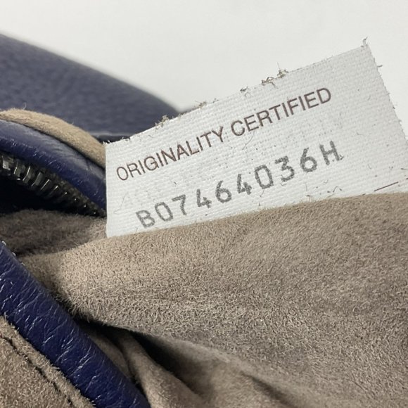 Bottega Veneta Blue Leather Hobo Handbag - Picture 5 of 6